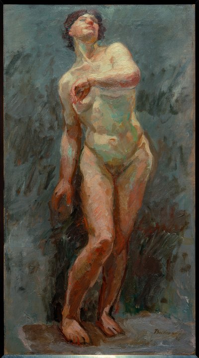 女性裸体 作者 Max Beckmann