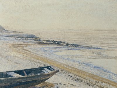 莱茵河下游 - 流冰 作者 马克斯·克拉伦巴赫