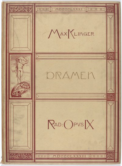 戏剧：VI Motifs in X Sheets.蚀刻版画作品九 作者 马克斯·克林格