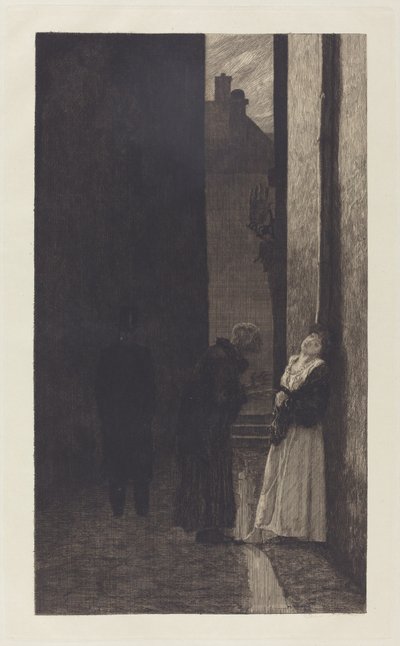 一个步骤一个步骤，1883年。 作者 马克斯·克林格
