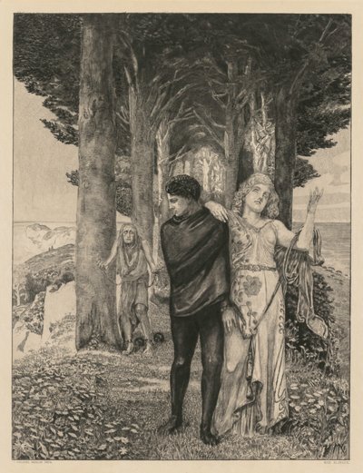 《论死亡第二部分》，《作品十三》第4版：天才艺术家，1903年。 作者 马克斯·克林格
