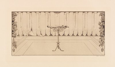 作品六，选自《关于发现手套的解析》，1881年。 作者 马克斯·克林格