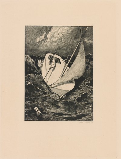 Rettung（救援），选自《Ein Handschuh（一只手套）》系列 作者 Max Klinger