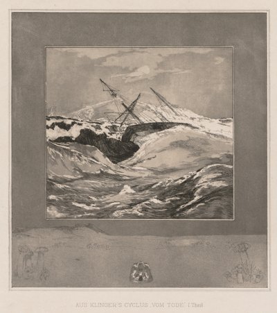 Vom Tode I Opus II，1889年，编号3。 作者 马克斯·克林格