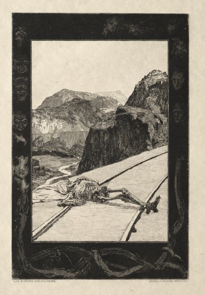 Vom Tode I，Opus II，1889 No. 8。 作者 马克斯·克林格