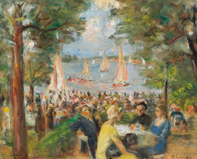 Havel的花园餐厅，1934年。 作者 Max Liebermann