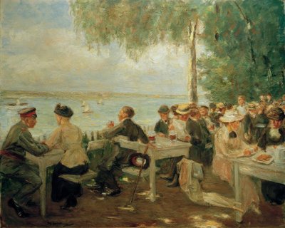 哈维尔的花园餐厅-Nikolskoe 作者 Max Liebermann