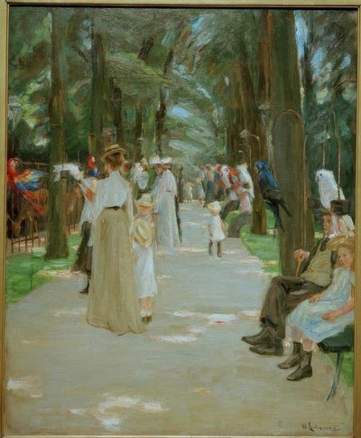 Papageienallee 作者 Max Liebermann
