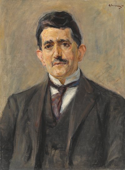 发行人肖像布鲁诺·卡西尔（Bruno Cassirer），1921年 作者 马克斯·利伯曼