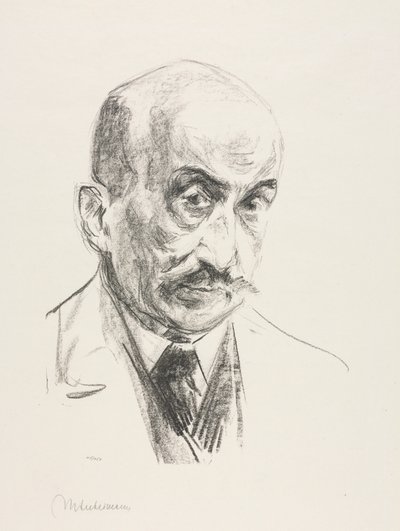自画像，1921年。 作者 马克斯·利伯曼
