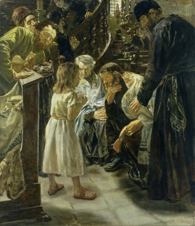 圣殿中的十二岁耶稣 作者 Max Liebermann
