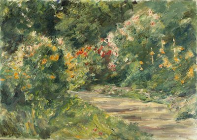 Wannseegarten，约 1920-29 年（布面油画） 作者 马克斯·利伯曼