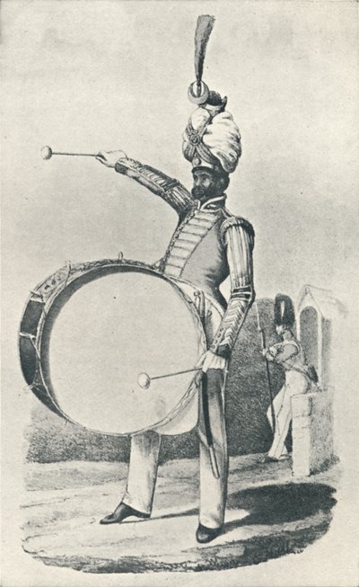 榴弹手卫队，鼓手1829，1829 1909 作者 马克西姆·高西（Maxim Gauci）