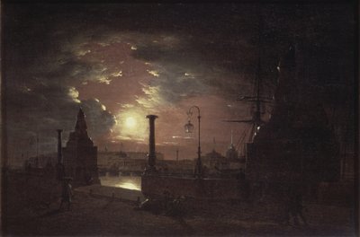 1835年在圣彼得堡的秋夜 作者 马克西姆·尼基佛罗维奇·沃罗比耶夫（Maxim Nikiphorovich Vorobyev）