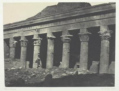 菲罗的伊希斯大庙，东方画廊，努比亚，184951，1852年印刷。 作者 马克西姆·杜营
