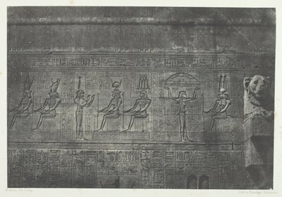 Denderah Teutyres大庙，后立面的雕塑，上埃及，184951。 作者 马克西姆·杜营