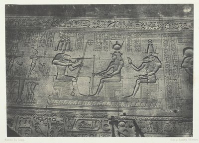 Denderah Teutyres大庙，后立面的雕塑，上埃及，184951。 作者 马克西姆·杜营