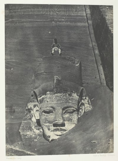 伊布桑布尔，努比亚Spéos De Phrè的西部巨像，184951年，1852年印刷。 作者 马克西姆·杜营