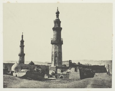 上埃及吉尔盖的阿利拜清真寺，《埃及、努比亚、巴勒斯坦和叙利亚》（1852 年）画册中的第 15 幅插图 作者 马克西姆·杜营