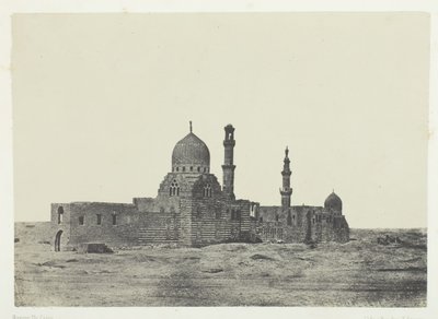 清真寺和阿尤布人的坟墓，开罗，184951年，1852年印刷。 作者 马克西姆·杜营
