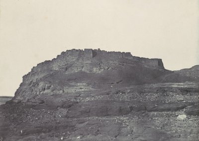 努比亚。伊布里姆要塞，古普雷米斯。从南方看，1850年。 作者 马克西姆·杜营