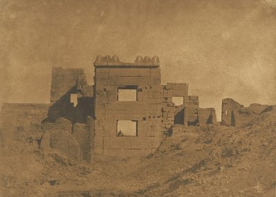 Rhameses-Meiamoun的展馆或Gynecae，在Medinet-habou，1849-50。 作者 马克西姆·杜营