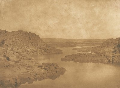 1849-50年，从第一条白内障的东南侧出来。 作者 马克西姆·杜营
