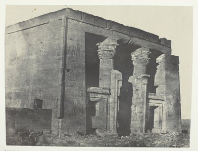 努比亚Naos的Temple De Dakkeh，184951，1852年印刷。 作者 马克西姆·杜营