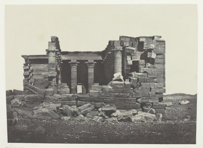 Maharakkah Temple Sycaminos Of The Greeks, Nubia, 184951, printed 1852. 作者 马克西姆·杜营