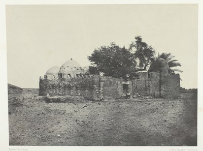 Cidi-Abdellah-el-Marabout墓，上埃及，184951，1852年印刷。 作者 马克西姆·杜营