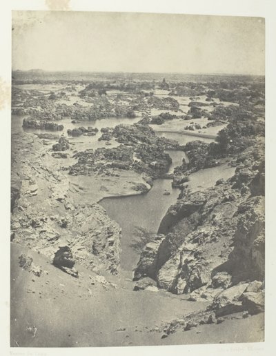 努比亚第二条白内障的骑兵图，184951年，1852年印刷。 作者 马克西姆·杜营