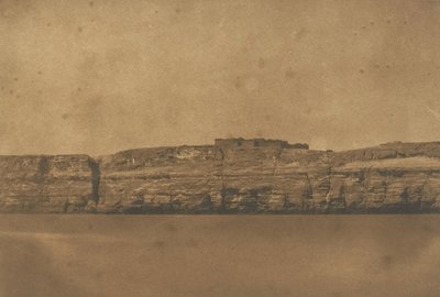 Djebel-el-teir和Pulley修道院的景色，1850年。 作者 马克西姆·杜营