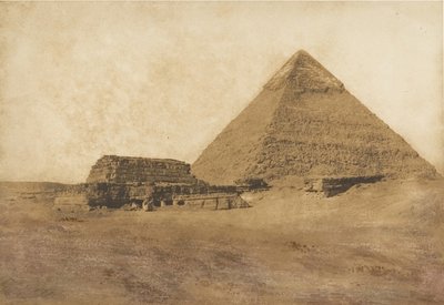 第二座金字塔的视图，从东南方向拍摄，1849年12月。 作者 马克西姆·杜营