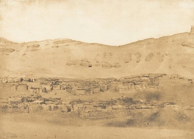 加拉拉村的景色，1850年。 作者 马克西姆·杜营