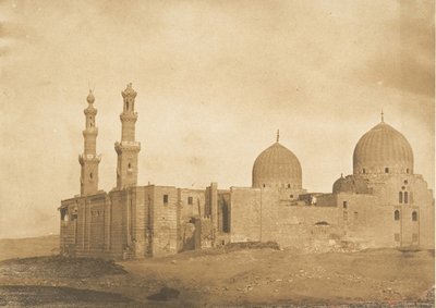 1849年12月至1850年1月，清真寺和贝兹库克苏丹墓的概貌，El-Melek...。 作者 马克西姆·杜营