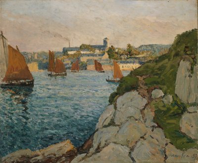Douarnenez在阳光下，1897年。 作者 马克西姆·埃米尔·路易斯·莫夫拉