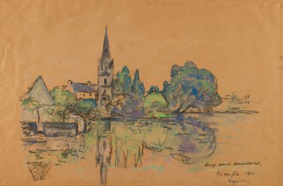 景观，1911年。 作者 马克西姆·埃米尔·路易斯·莫夫拉