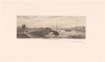 阿让特伊附近的塞纳河景观 Les bords de la Seine près Argenteuil（物体上的标题） 作者 卡达特和卢斯