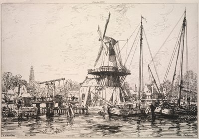 1877年在哈林荷兰。 作者 马克西姆·拉兰（Maxim Lalanne）