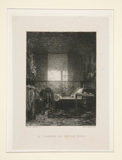 维克多-雨果的卧室》（La chambre de Victor Hugo），选自《维克多-雨果》（Chez Victor Hugo）组曲第 11 幅。 作者 马克西姆·拉兰（Maxim Lalanne）