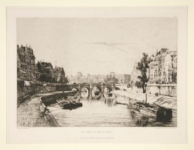 从圣米歇尔桥眺望 (View Taken from Pont Saint-Michel) 作者 马克西姆·拉兰（Maxim Lalanne）