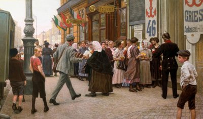 维也纳第三区的锚面包销售 作者 马克西米利安·伦兹（Maximilian Lenz）