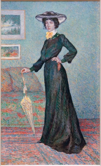 库斯图里埃夫人 作者 马克西米利安·卢斯（Maximilien Luce）