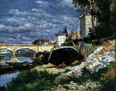 河岸 作者 马克西米利安·卢斯（Maximilien Luce）