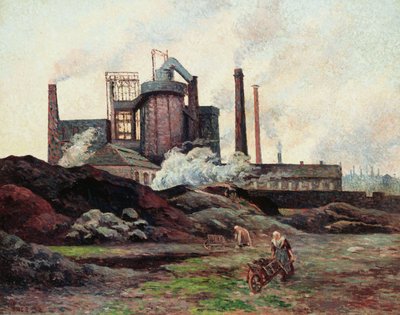 工厂，1898年 作者 马克西米利安·卢斯（Maximilien Luce）