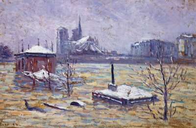 洪水，1910年 作者 马克西米利安·卢斯（Maximilien Luce）