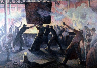 马克西米利安的铸造厂 作者 马克西米利安·卢斯（Maximilien Luce）