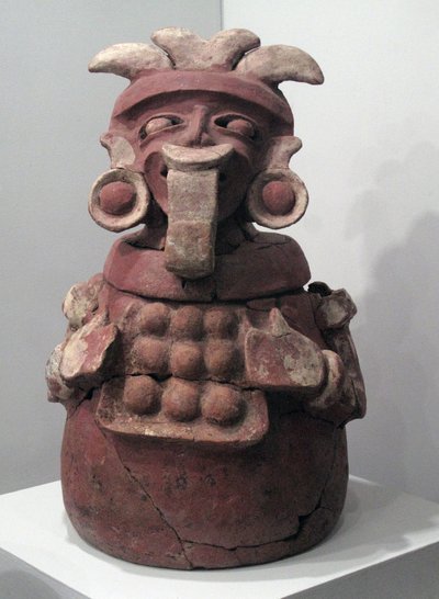 骨灰盒，La Lagunita，早期古典时期，公元 250-550 年（陶瓷） 作者 玛雅玛雅人