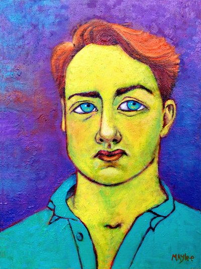普塔洛的男人，2021年3月（油画） 作者 Maylee Christie