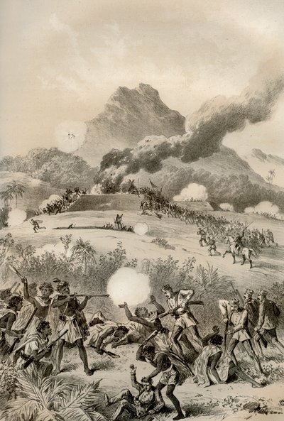 攻占毛利人的堡垒，毛利人战争，1845-1873 1879年 作者 麦克法兰和埃斯金